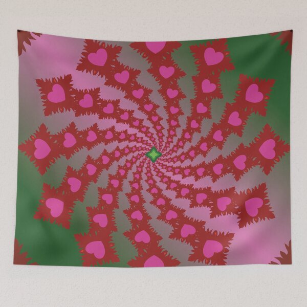 Item preview, Healing Pink Heart Mandala designed and sold by OIL Pattern Design .