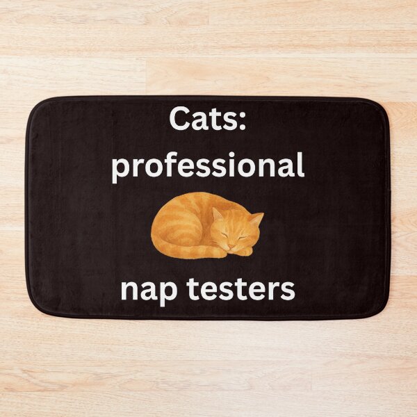 Item preview, Cats: professional nap testers for pet lovers designed and sold by BoldPrintTeesCo.