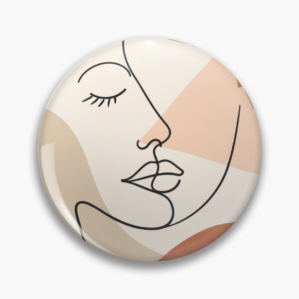 Item preview, Boho Line Art Face with Sun Print designed and sold by ThatGuyMCAI.