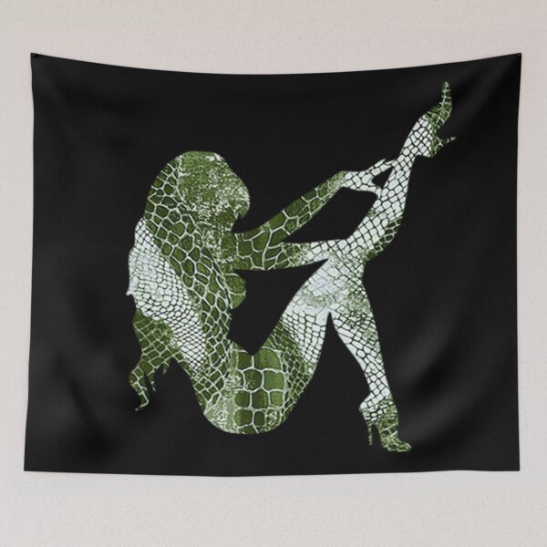 Item preview, Woman In Snake Skin Silhouette designed and sold by CamilasPrints.