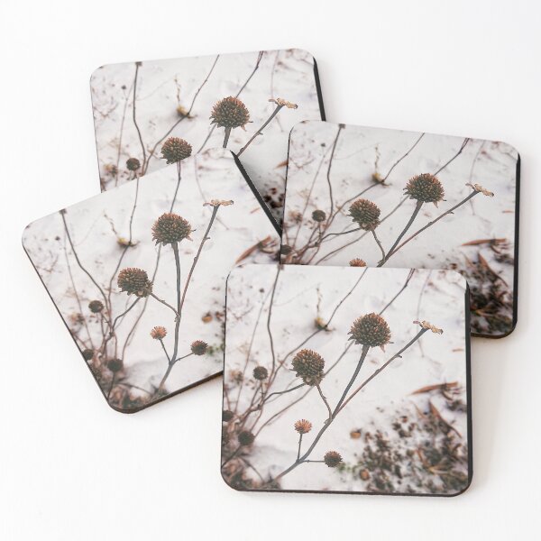 Item preview, Dried flowers in winter on a background of snow designed and sold by Enerjetal.