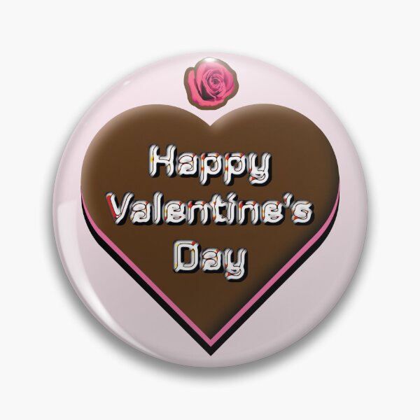 Item preview, Happy Valentine's with a Sweet Chocolate Heart and a Red Rose designed and sold by cremedecolor.