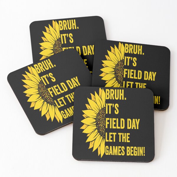 Item preview, Bruh It's Field Day - Let The Games Begin Sunflower Typography Art designed and sold by SunflowerAmArt.