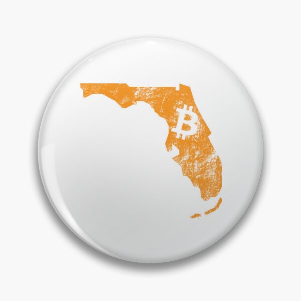 Item preview, USA Florida Map Bitcoin Grunge designed and sold by CyberRex.