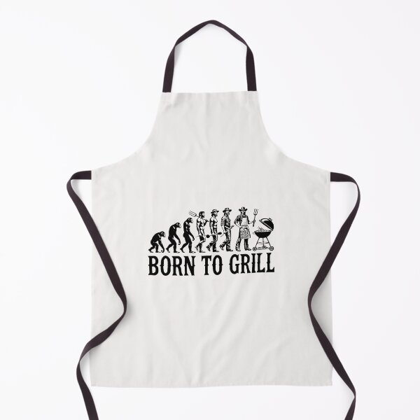 Artikelvorschau, Born To Grill; Evolution; entworfen und verkauft von StickerApe.