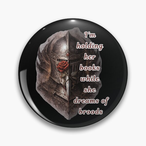 Item preview, Supporter of Dark Romance Fun | Holding Books While She Dreams Of Broods – Dark Romance Art designed and sold by DarkRomanceMom.