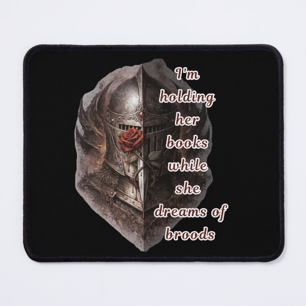Item preview, Supporter of Dark Romance Fun | Holding Books While She Dreams Of Broods – Dark Romance Art designed and sold by DarkRomanceMom.