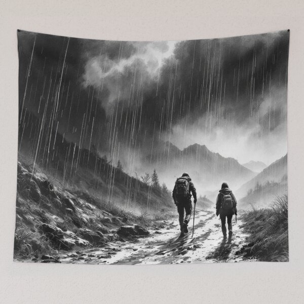 Item preview, Pilgrims in the rain designed and sold by jefboutique6150.