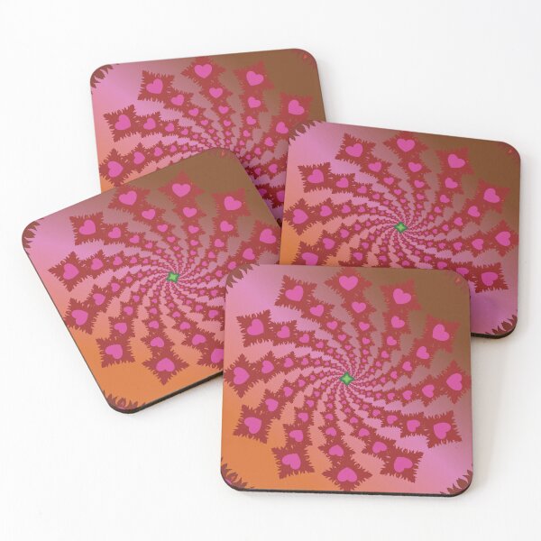 Item preview, Radiant Pink Heart Mandala designed and sold by OIL Pattern Design .