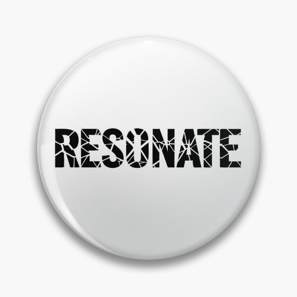 Item preview, RESONATE T-Shirt: Hyper-Shattered Cutout Typography Effect designed and sold by mantra2023.