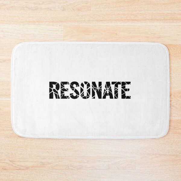 Item preview, RESONATE T-Shirt: Hyper-Shattered Cutout Typography Effect designed and sold by mantra2023.