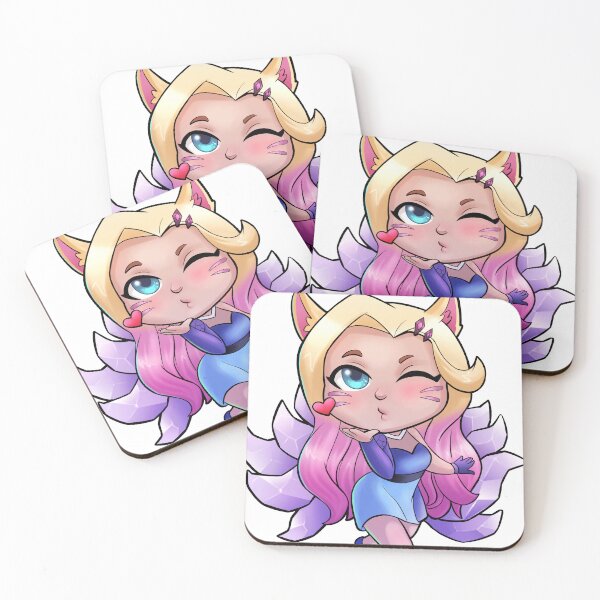 Item preview, Cute Chibi Ahri - MOBA game Character designed and sold by Karaelys.