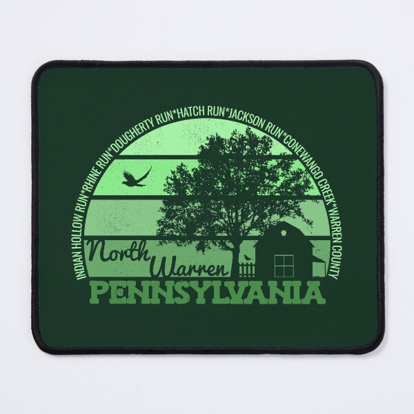 Item preview, North Warren Pennsylvania Sunset Retro Vintage Local Pride Logo designed and sold by CRHPOD20.
