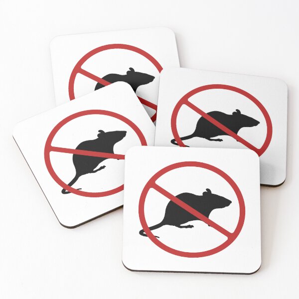 Item preview, Prohibited Sign, Black Rat Sign, Pest Control, Novelty Sign  designed and sold by AASparksDesigns.