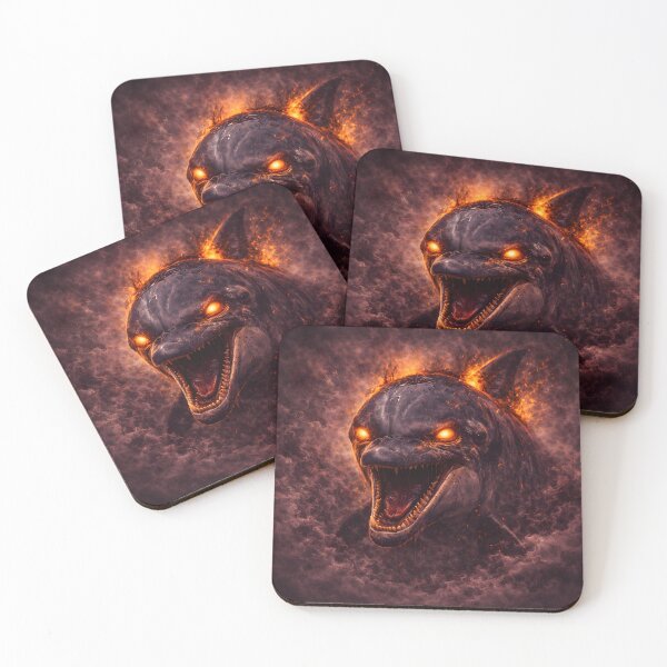 Item preview, Demonic Dolphin – Abyssal Horror designed and sold by bebeshoppl.