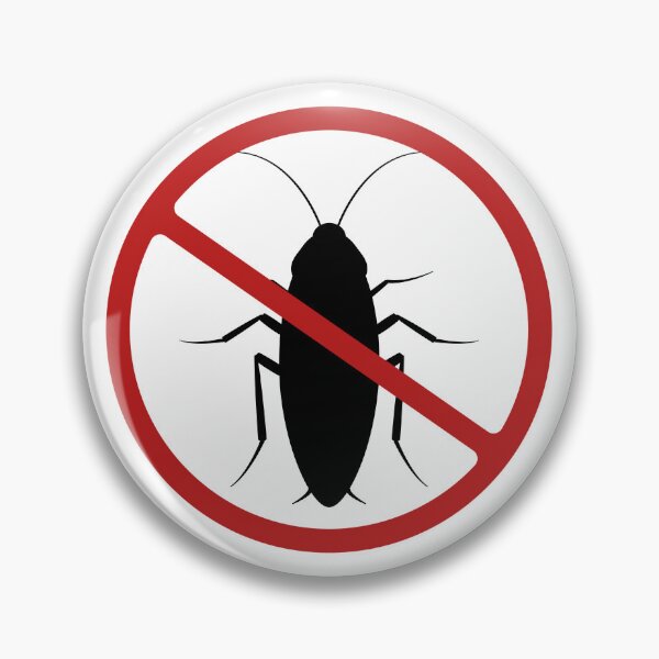 Item preview, Prohibited Sign, Roaches, Cockroach, Insect Sign, Pest Control  designed and sold by AASparksDesigns.