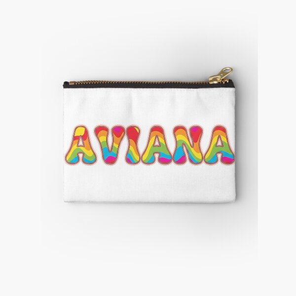 Item preview, ❤️ Aviana Personalized Name Wavy Retro Shirt, Coffee Mug, Sticker Gift designed and sold by HelixPedia.