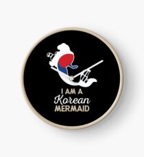 South Korea Korean Mermaid Clock