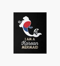South Korea Korean Mermaid Art Board