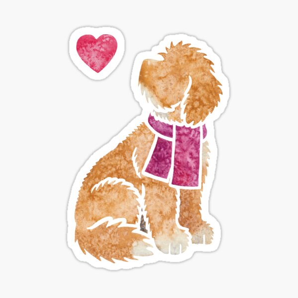 Item preview, Watercolour Cockapoo dog designed and sold by animalartbyjess.