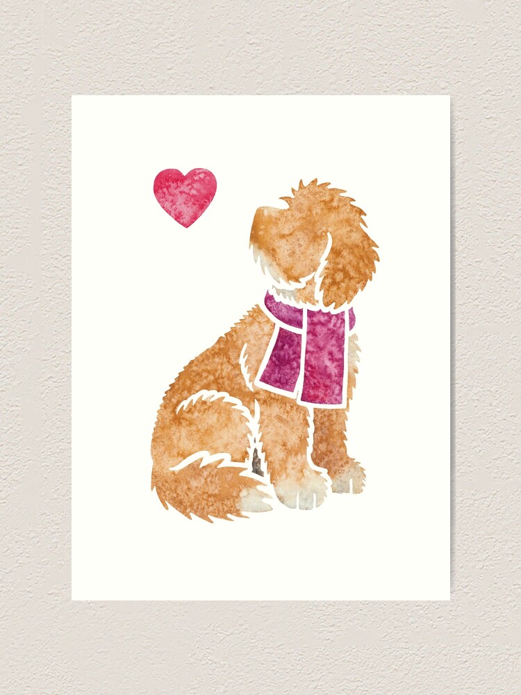 "Watercolour Cockapoo dog" Art Print for Sale by animalartbyjess ...