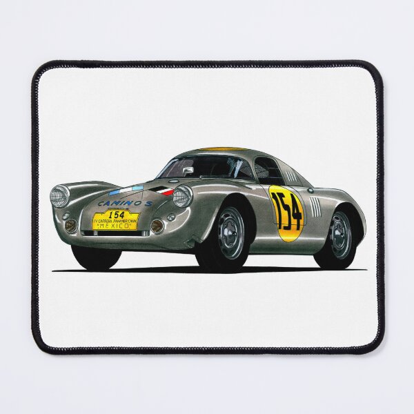 Item preview, Front view adorable famous classic retro racing car gray 550-001 Coupe with flat boxer engine designed and sold by Cars23.