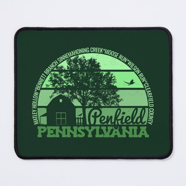 Item preview, Penfield Pennsylvania Sunset Retro Vintage Local Pride Logo designed and sold by CRHPOD20.