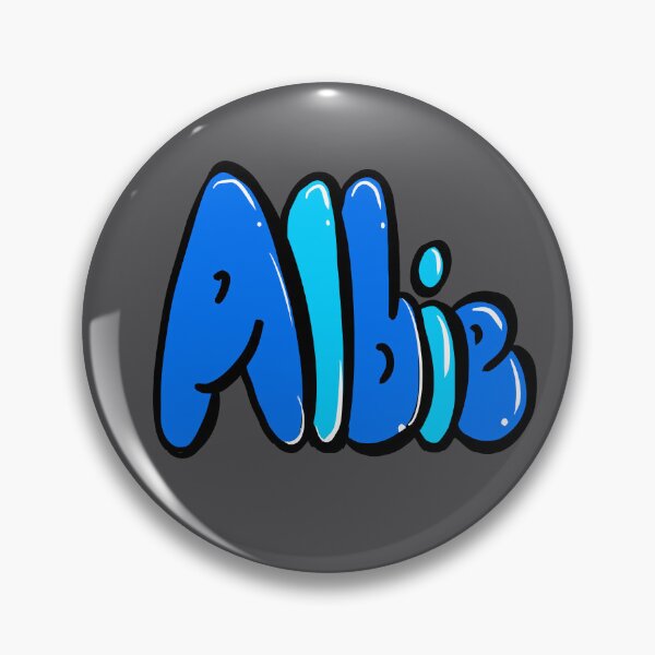Item preview, Albie name in blue Top 10 best personalized gifts boys and men personalised Graffiti name Albie designed and sold by Artonmytee.