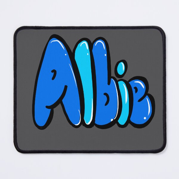 Item preview, Albie name in blue Top 10 best personalized gifts boys and men personalised Graffiti name Albie designed and sold by Artonmytee.