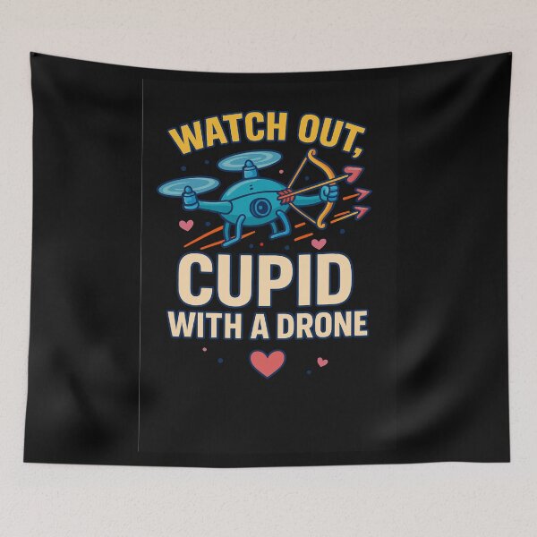Item preview, Watch aut cupid with a drone designed and sold by JI-PIXEL-PLACE.