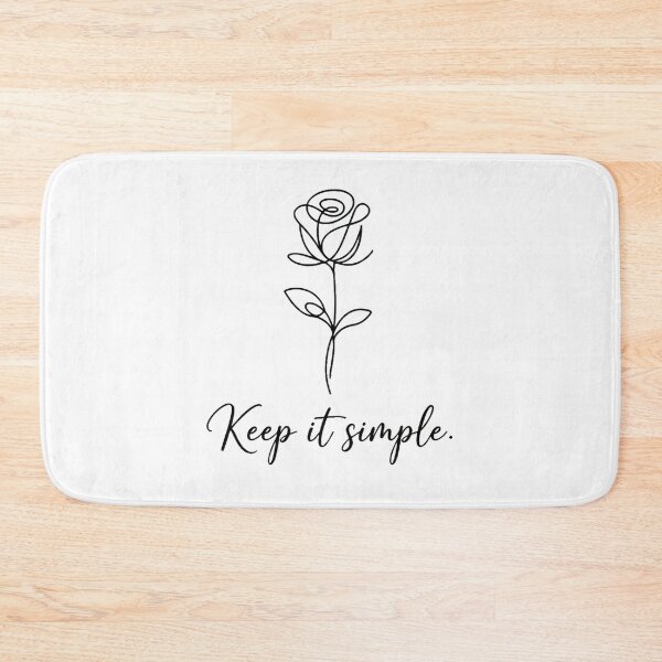 Item preview, Keep It Simple | Minimalist Rose Line Art designed and sold by anjaz100.