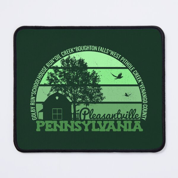 Item preview, Pleasantville Pennsylvania Sunset Retro Vintage Local Pride Logo designed and sold by CRHPOD20.