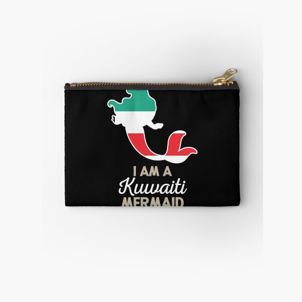 Item preview, Kuwait Flag Kuwaiti Mermaid designed and sold by countryflags.