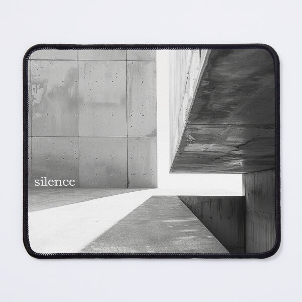 Item preview, Silence — Minimal Concrete Abstraction designed and sold by Tasty-Shots.