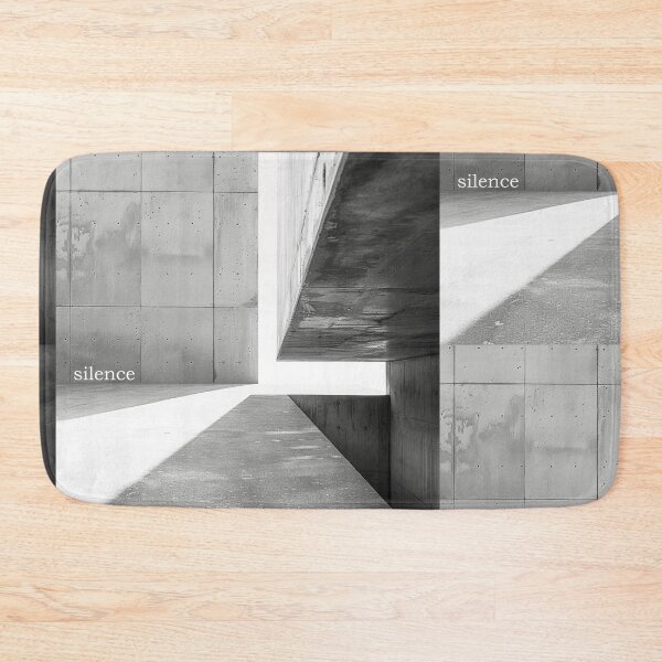 Item preview, Silence — Minimal Concrete Abstraction designed and sold by Tasty-Shots.