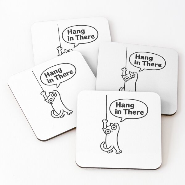 Item preview, Hang in There – Cute Cat Hanging Illustration designed and sold by truongloc246.