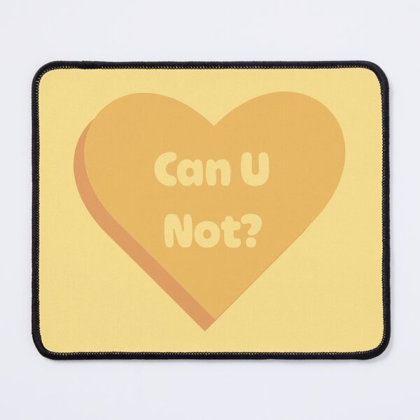 Item preview, Anti-Valentine Candy Heart - Can U Not? designed and sold by Little Spoop.