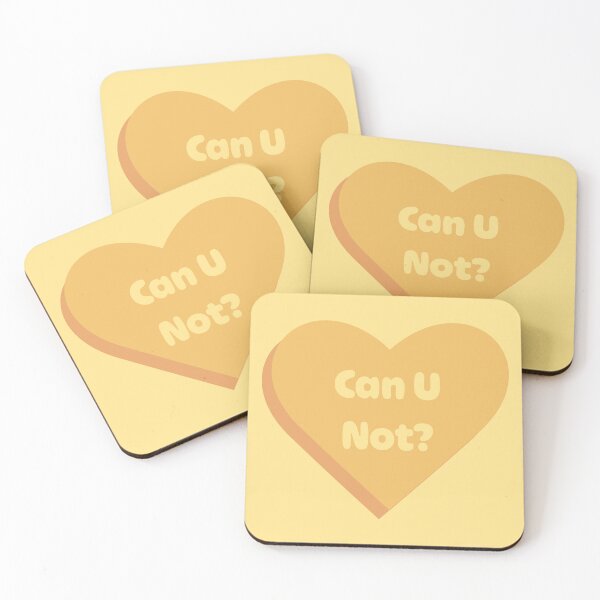 Item preview, Anti-Valentine Candy Heart - Can U Not? designed and sold by Little Spoop.
