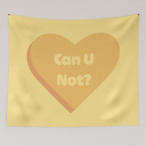 Item preview, Anti-Valentine Candy Heart - Can U Not? designed and sold by Little Spoop.