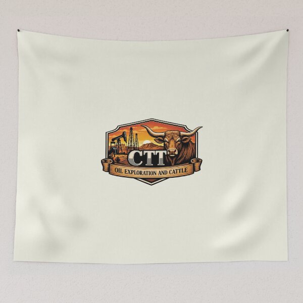 Item preview, CTT Oil Cattle Western Farm designed and sold by Schroedingerska.