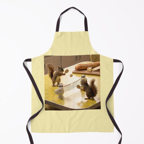 Item preview, Red Squirrels Play Pickleball on Kitchen Table designed and sold by Tridentulus.