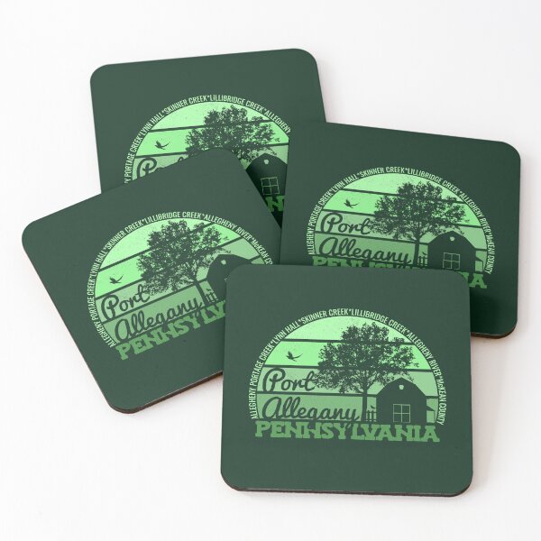 Item preview, Port Allegany Pennsylvania Sunset Retro Vintage Local Pride Logo designed and sold by CRHPOD20.