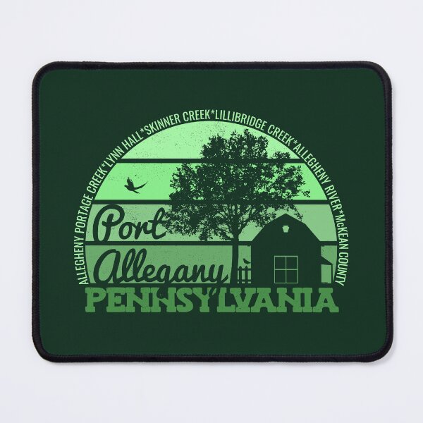 Item preview, Port Allegany Pennsylvania Sunset Retro Vintage Local Pride Logo designed and sold by CRHPOD20.