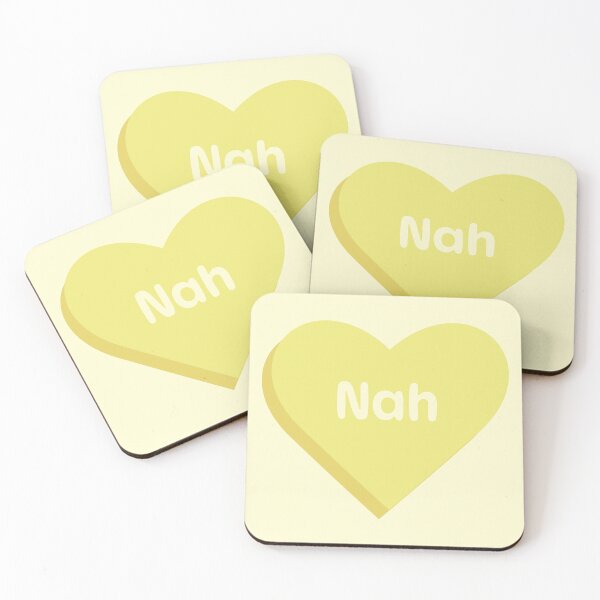 Item preview, Anti-Valentine Candy Heart - Nah designed and sold by Little Spoop.
