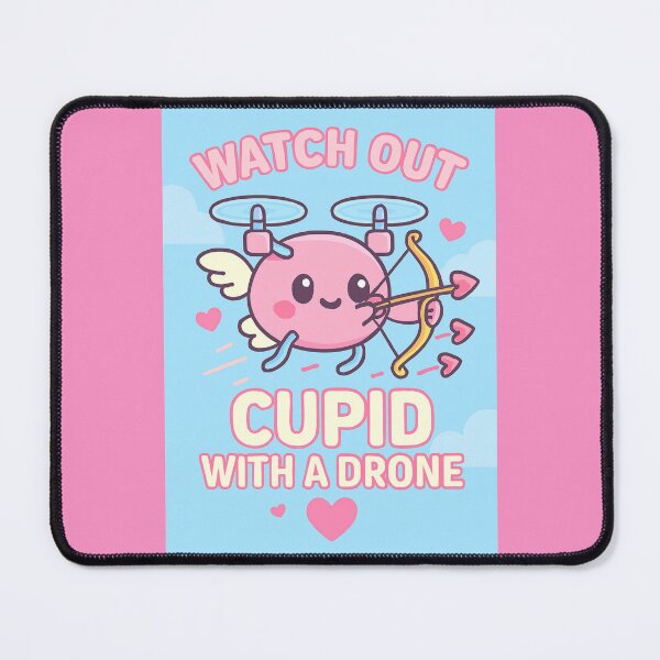 Item preview, watch out, cupid with a drone designed and sold by JI-PIXEL-PLACE.