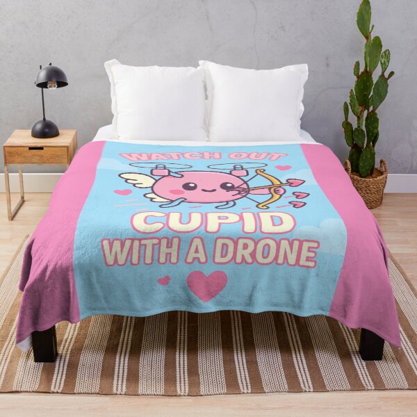Item preview, watch out, cupid with a drone designed and sold by JI-PIXEL-PLACE.