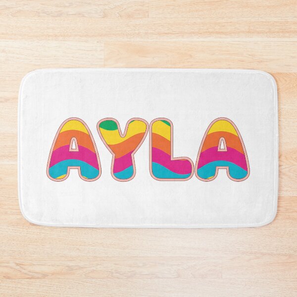 Item preview, ❤️ Ayla Personalized Name Wavy Retro Shirt, Coffee Mug, Sticker Gift designed and sold by HelixPedia.
