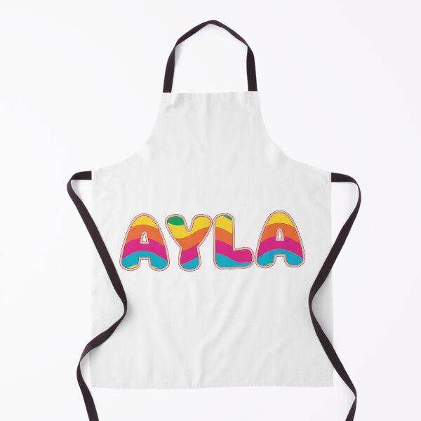 Item preview, ❤️ Ayla Personalized Name Wavy Retro Shirt, Coffee Mug, Sticker Gift designed and sold by HelixPedia.