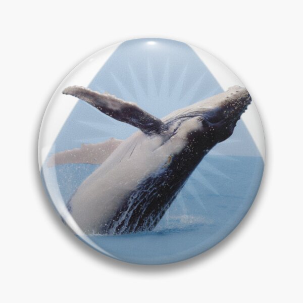 Item preview, Breaching humpback sticker  designed and sold by Deepbluese4.