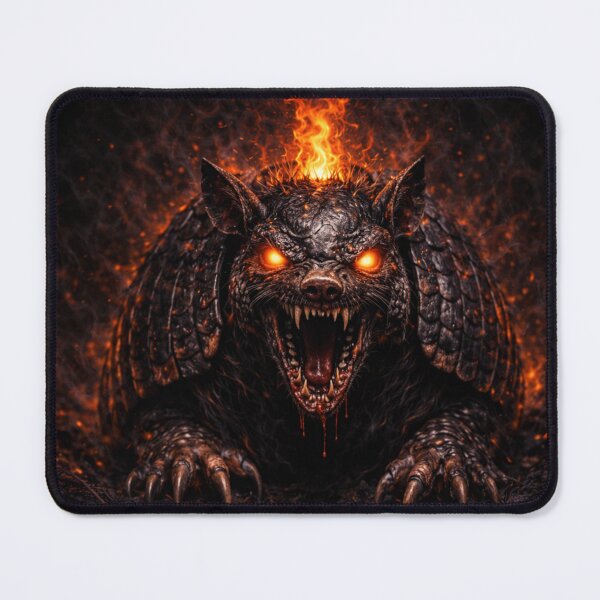 Item preview, Demonic Armadillo – Dark Fantasy Creature Art designed and sold by bebeshoppl.